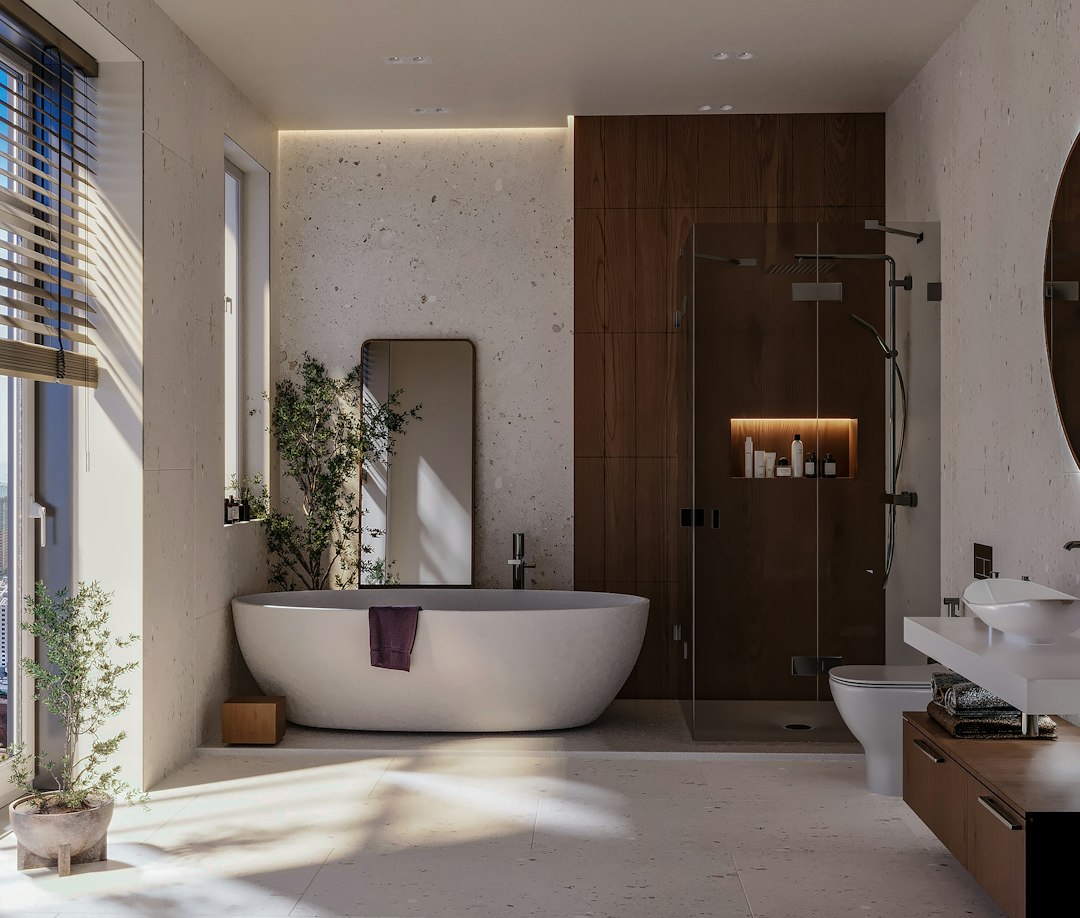 A Tiny Bathroom Went from Grimy to Cozy After a 'Gothic-Aquatic' Redo